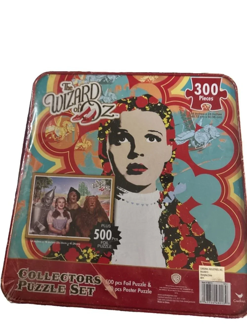 The Wizard of Oz 500 pc Foil Puzzle & 300 pc Poster Puzzle Jigsaw Puzzle READ